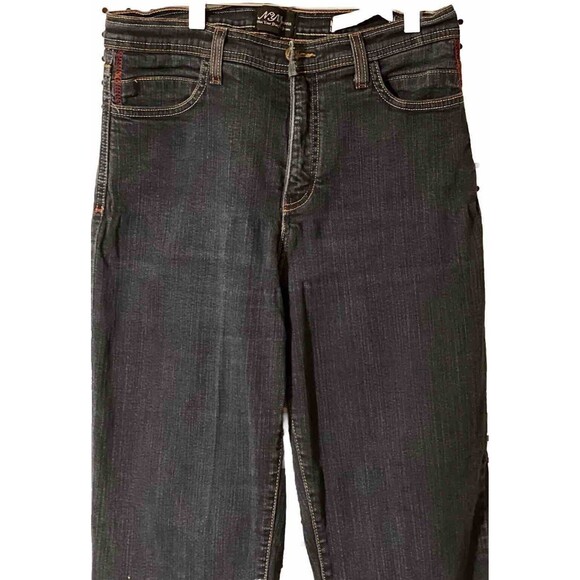 Not Your Daughters Jeans NYDJ  Size 12 Medium Wash Denim Straight Leg - Picture 1 of 12